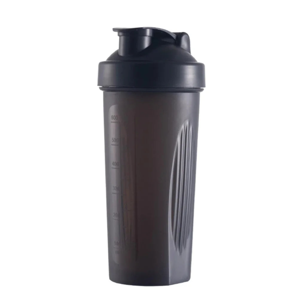Coqueteleira shakeira 600 ml para academia - treino - com mola inox
