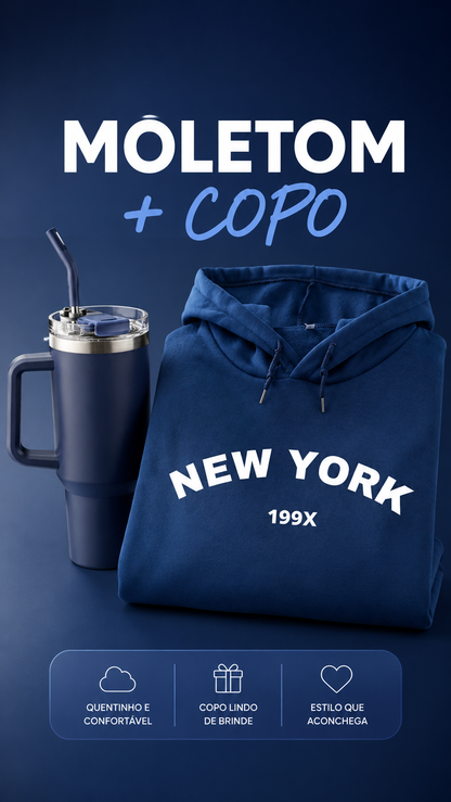 Moletom New York [Leve Copo Térmico de Brinde]